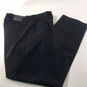 BANANA REPUBLIC Modern Slim Fit 100% Cotton Black Dress Pants 34”x31” *ALTERED*
